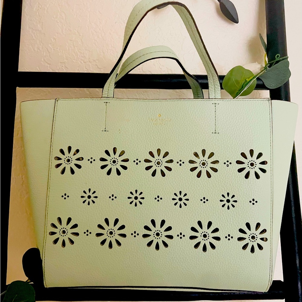 Sea Green Kate Spade Purse with dust bag